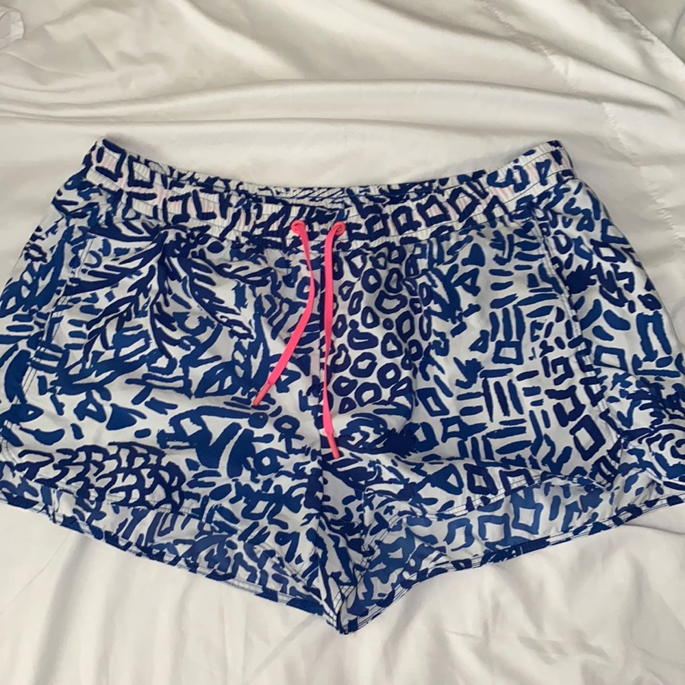 Lilly Pulitzer Indigo Home Slice Run Around-shorts
